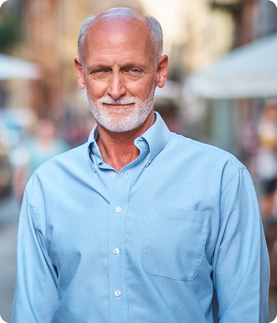 Portrait of Michael Pratt smiling outdoors